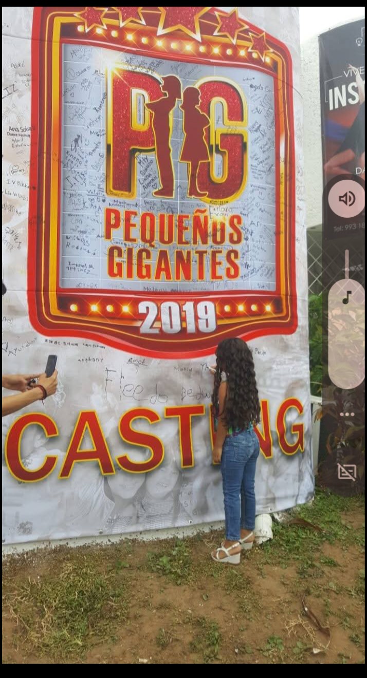 Alos 6 años y medio era mi primer casting